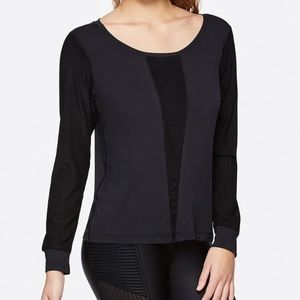 ALALA ravine long sleeve tee M black athleisure work out